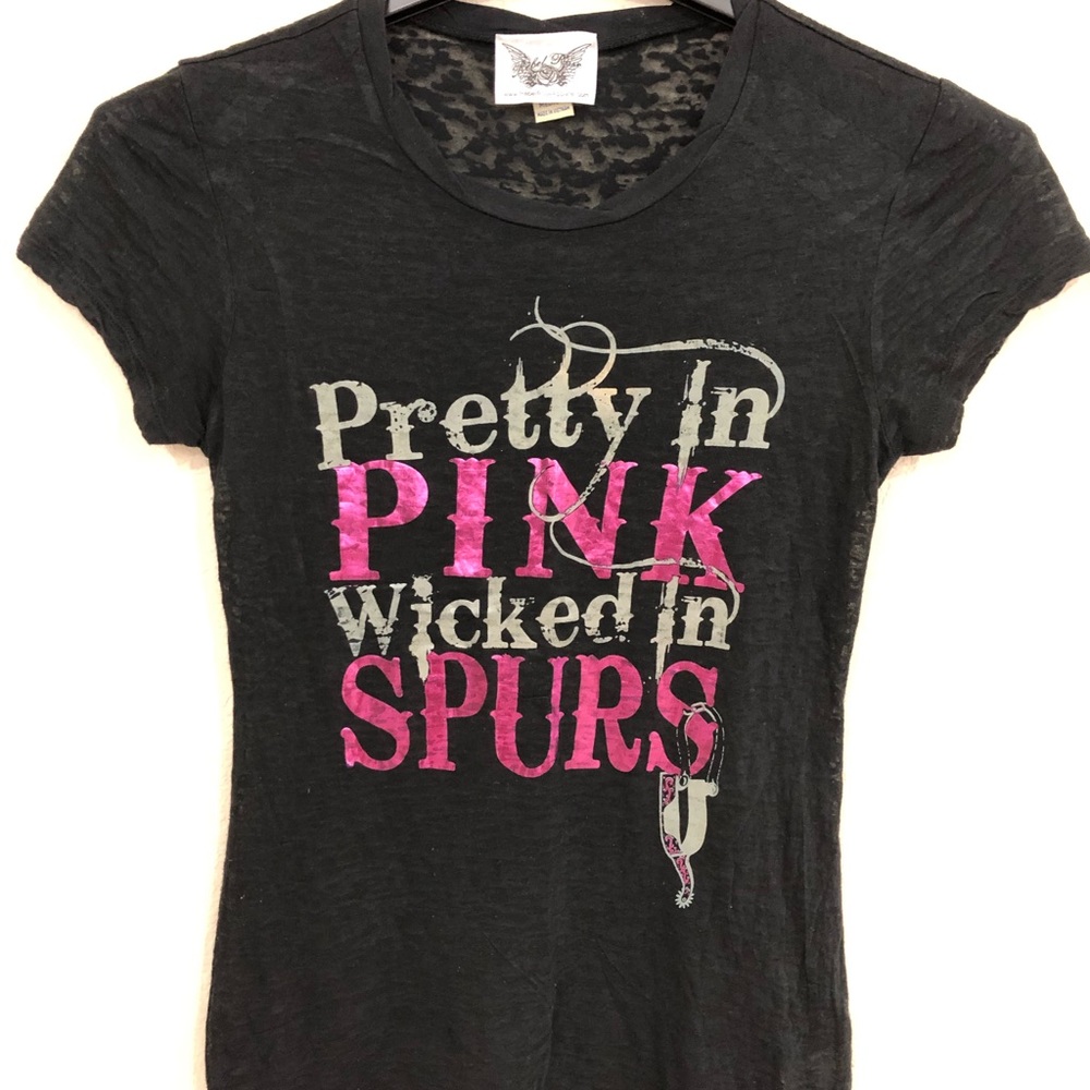 Rebel Rose Apparel Black t-shirt size medium